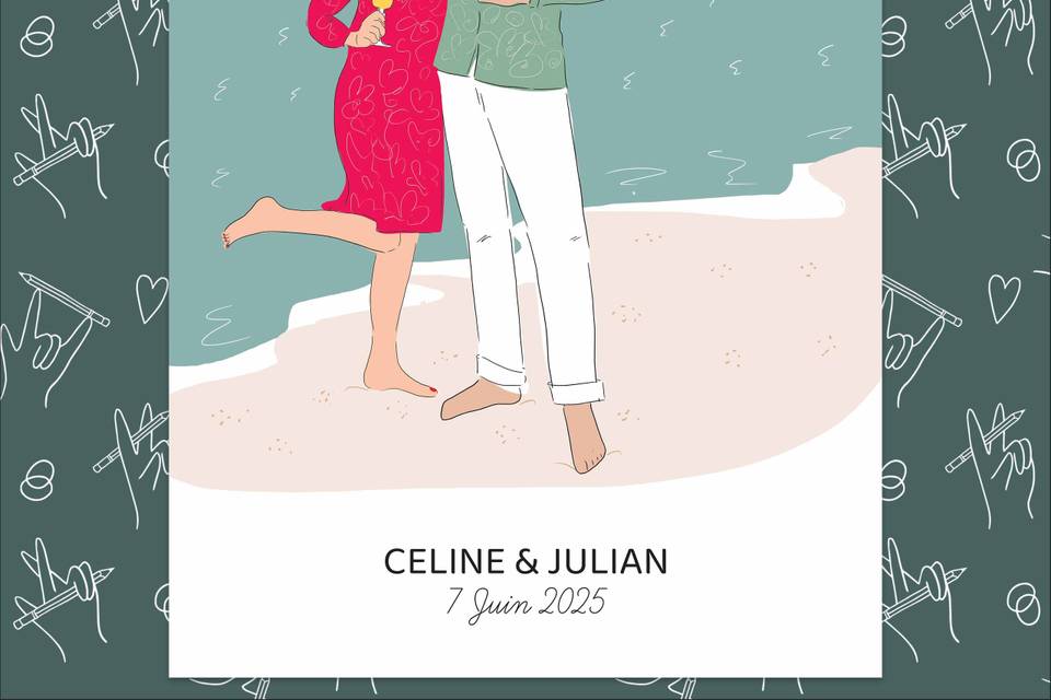 Faire-part de mariage