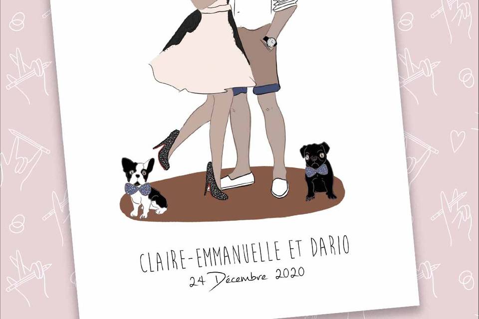 Faire-part de mariage