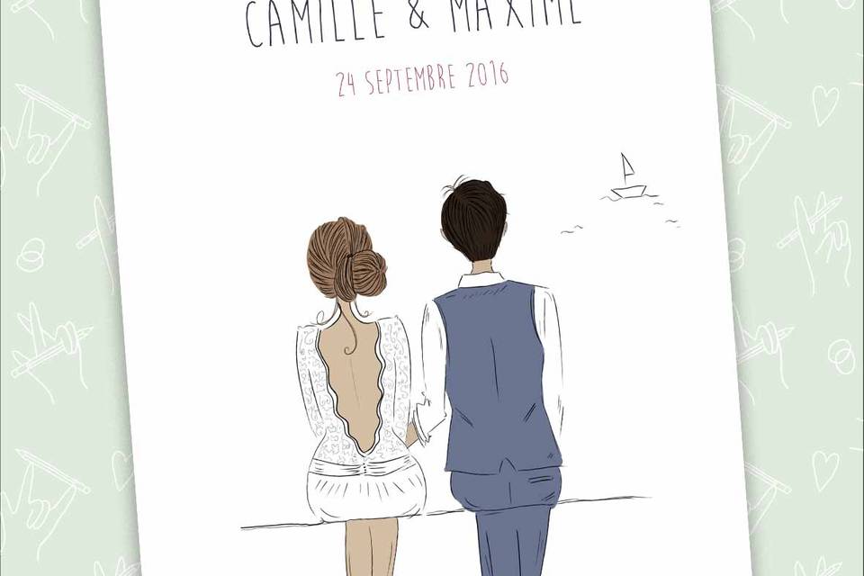 Faire-part de mariage