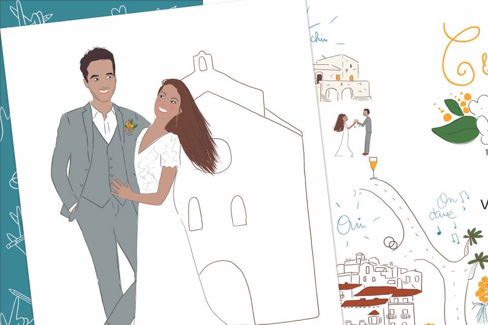 Faire-part de mariage