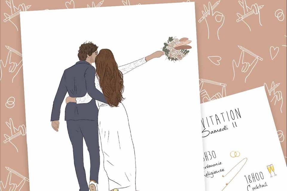 Faire-part de mariage