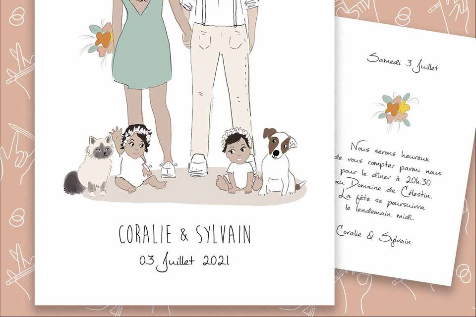 Faire-part de mariage
