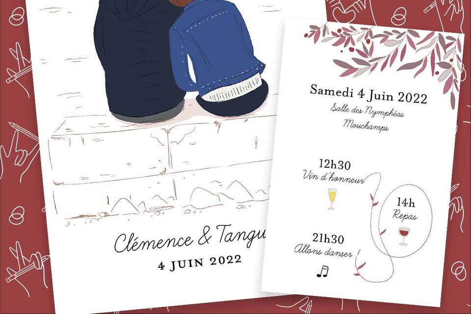 Faire-part de mariage