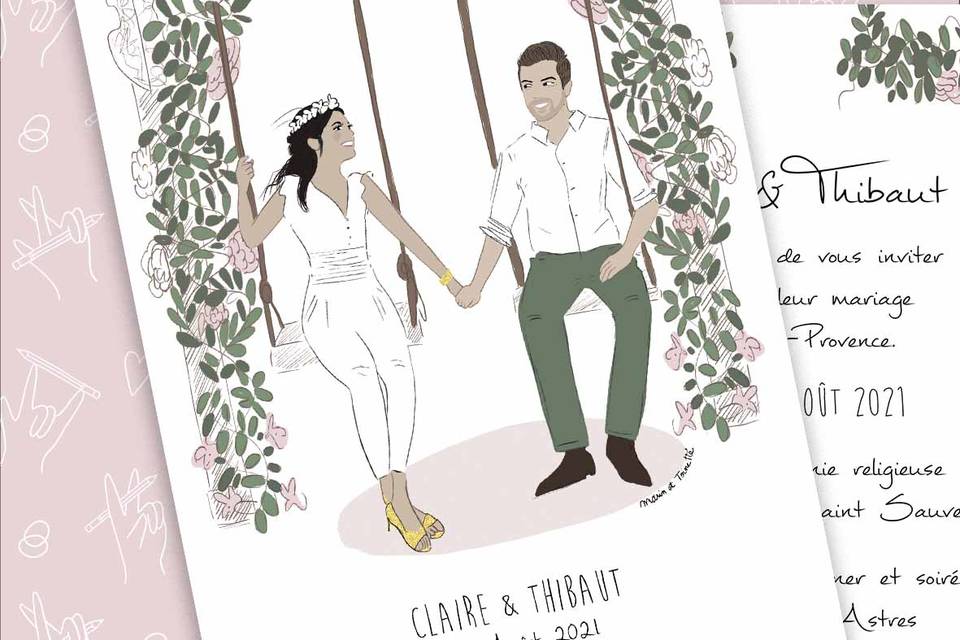 Faire-part de mariage