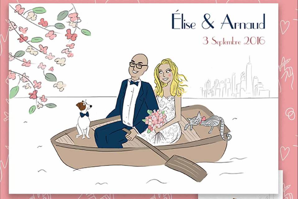 Faire-part de mariage