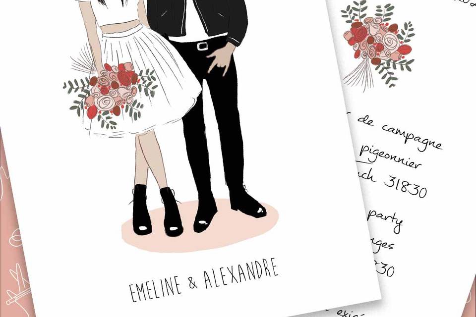 Faire-part de mariage