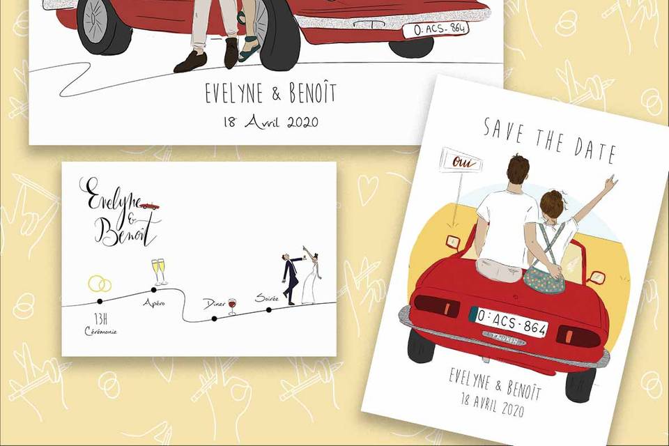 Faire-part de mariage