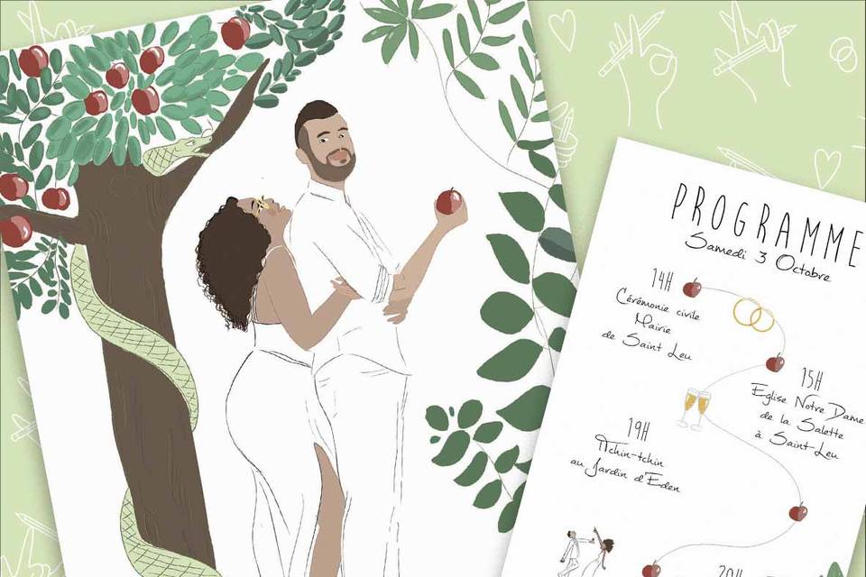 Faire-part de mariage