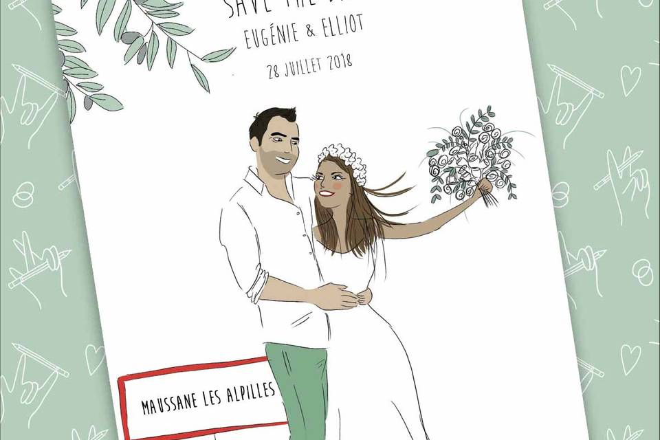 Faire-part de mariage