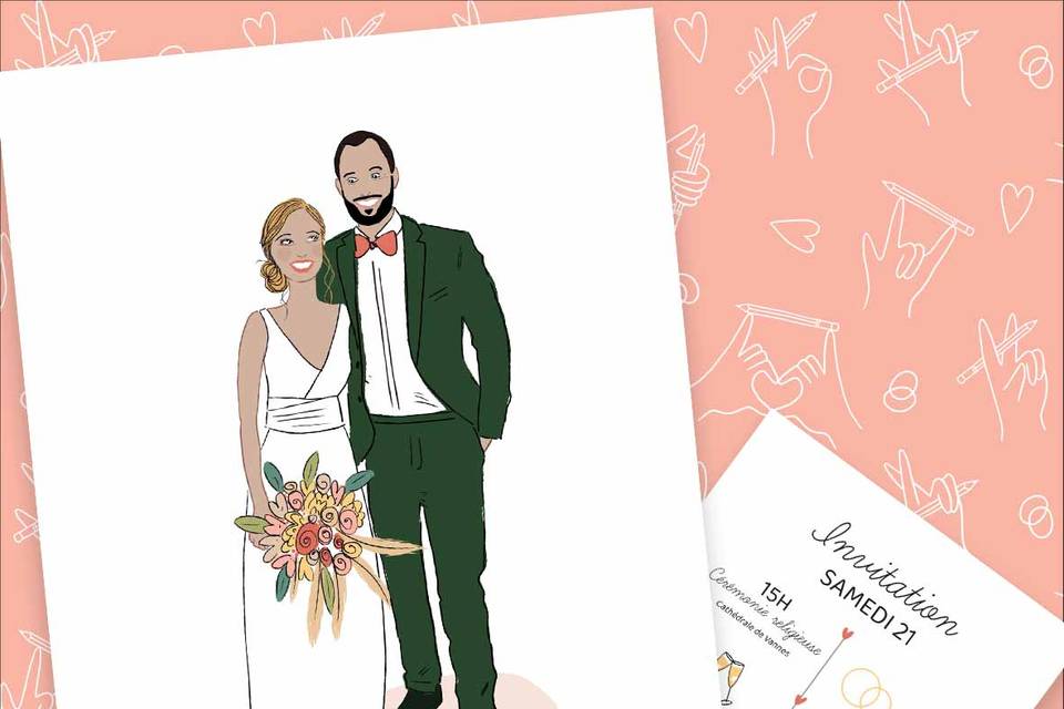Faire-part de mariage