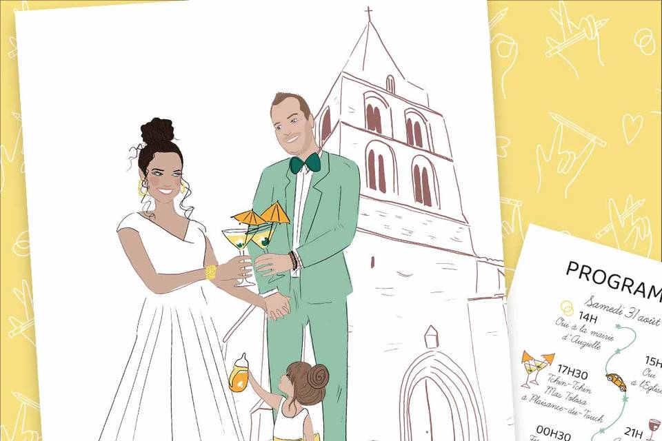 Faire-part de mariage