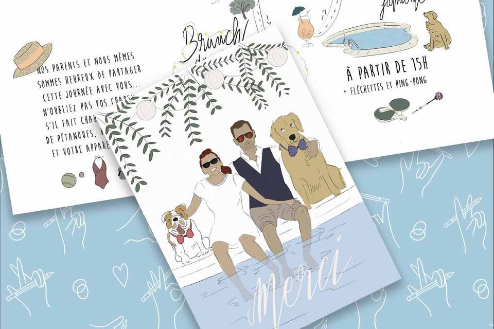 Faire-part de mariage