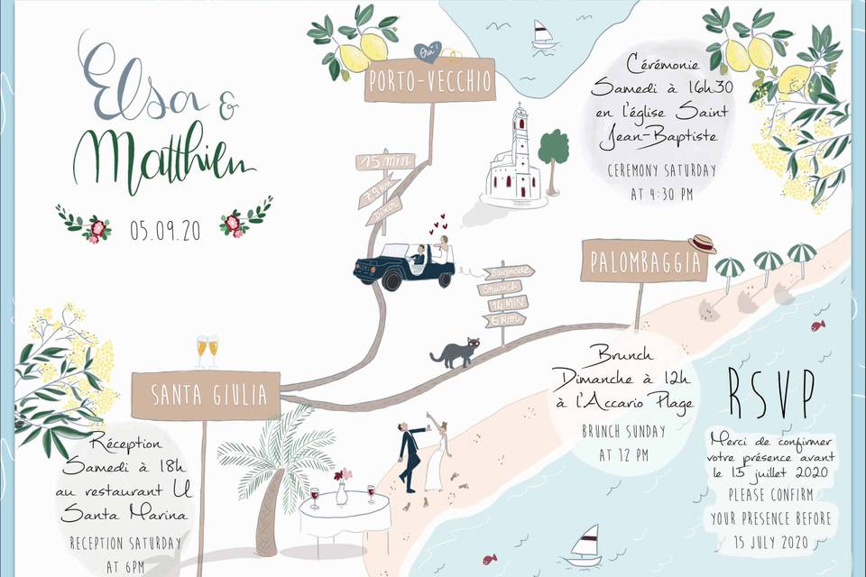 Faire-part de mariage