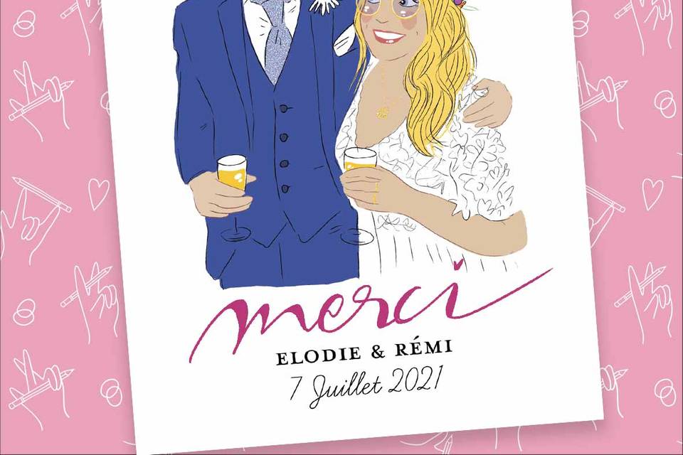 Faire-part de mariage