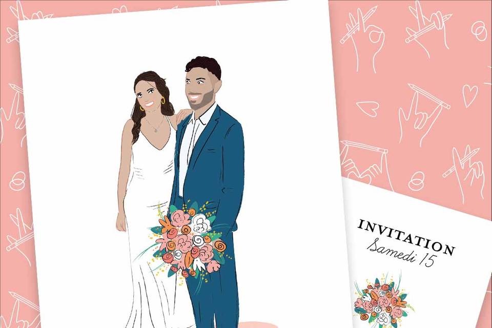 Faire-part de mariage