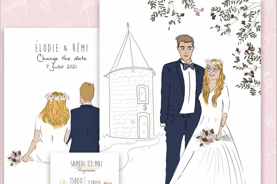 Faire-part de mariage