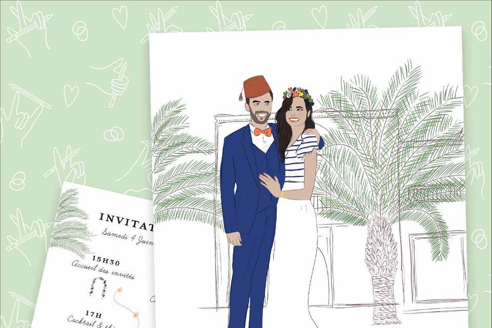 Faire-part de mariage