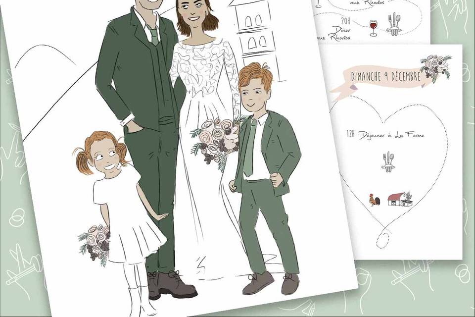 Faire-part de mariage