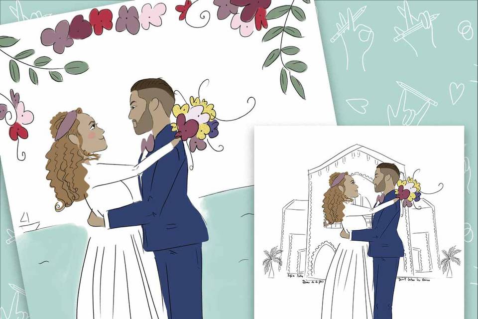 Faire-part de mariage