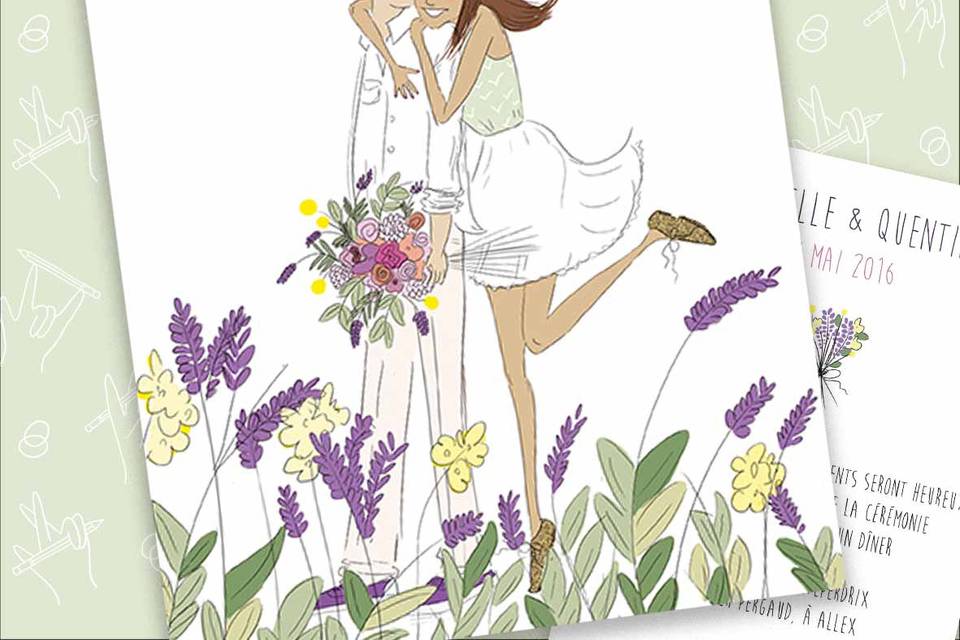 Faire-part de mariage