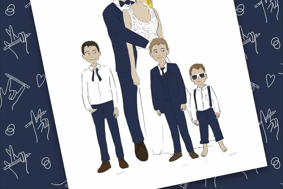 Faire-part de mariage