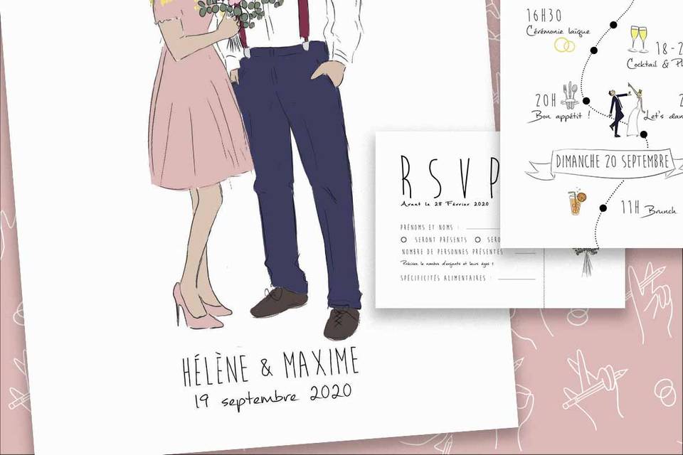 Faire-part de mariage