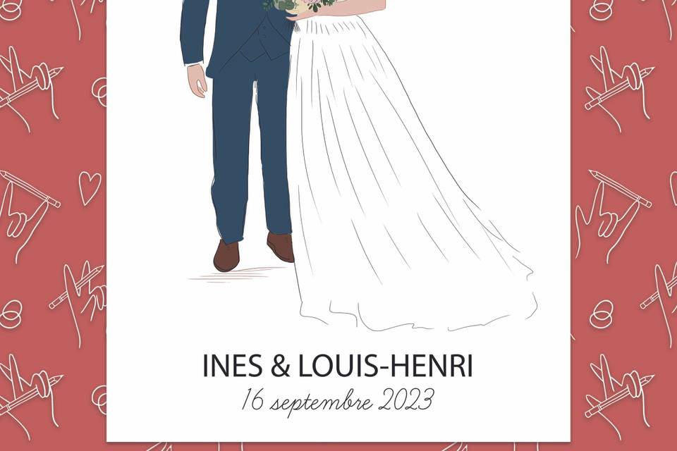 Faire-part de mariage