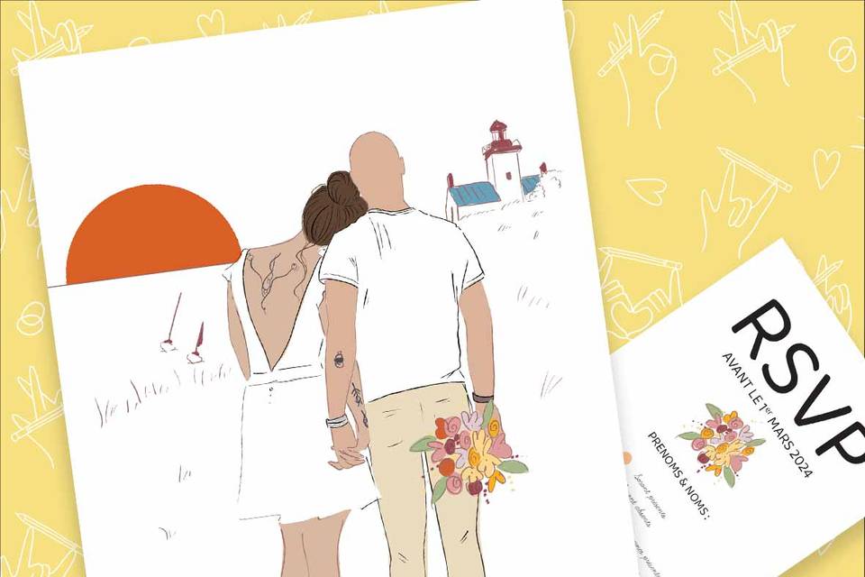 Faire-part de mariage