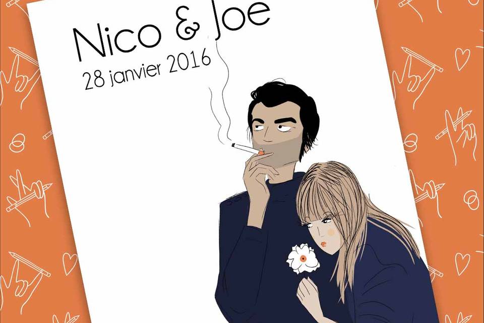 Faire-part de mariage