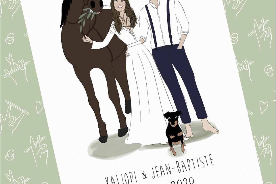 Faire-part de mariage