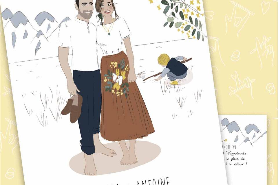 Faire-part de mariage