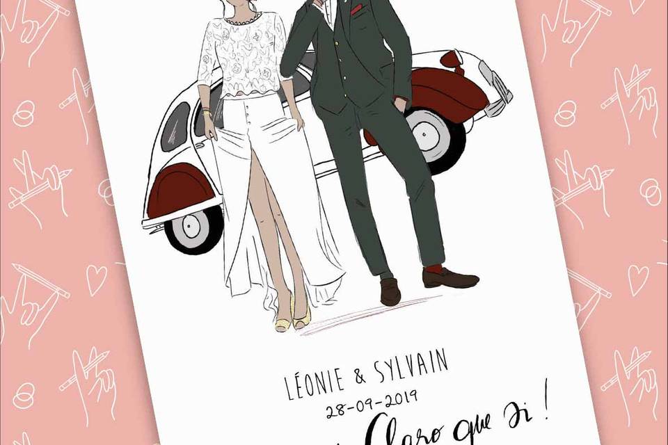 Faire-part de mariage