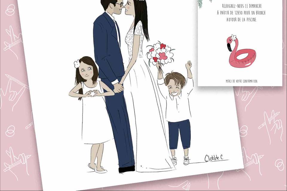 Faire-part de mariage
