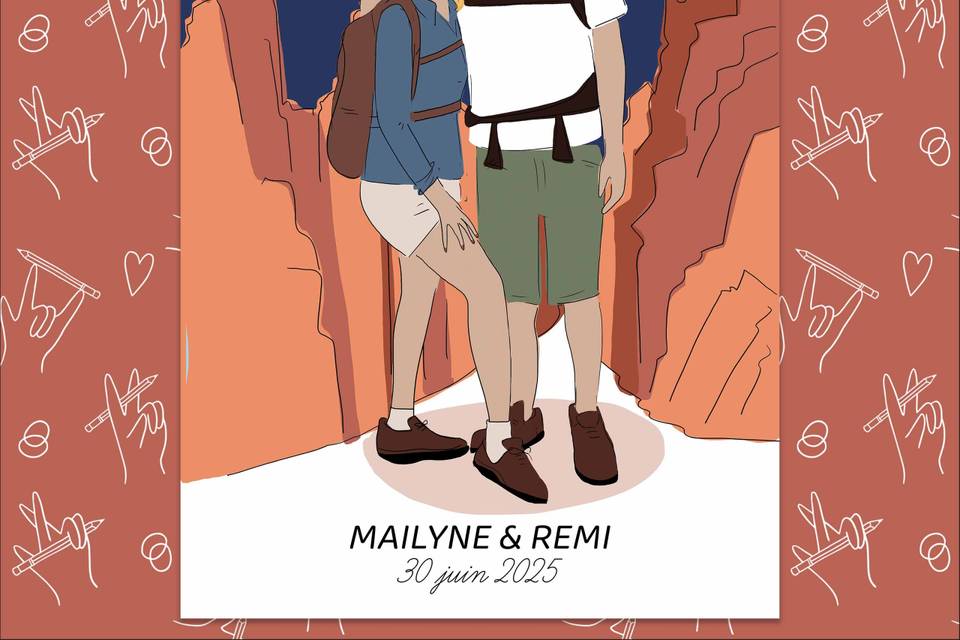 Faire-part de mariage