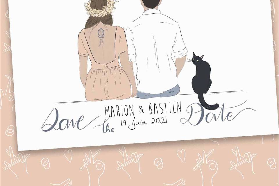 Faire-part de mariage