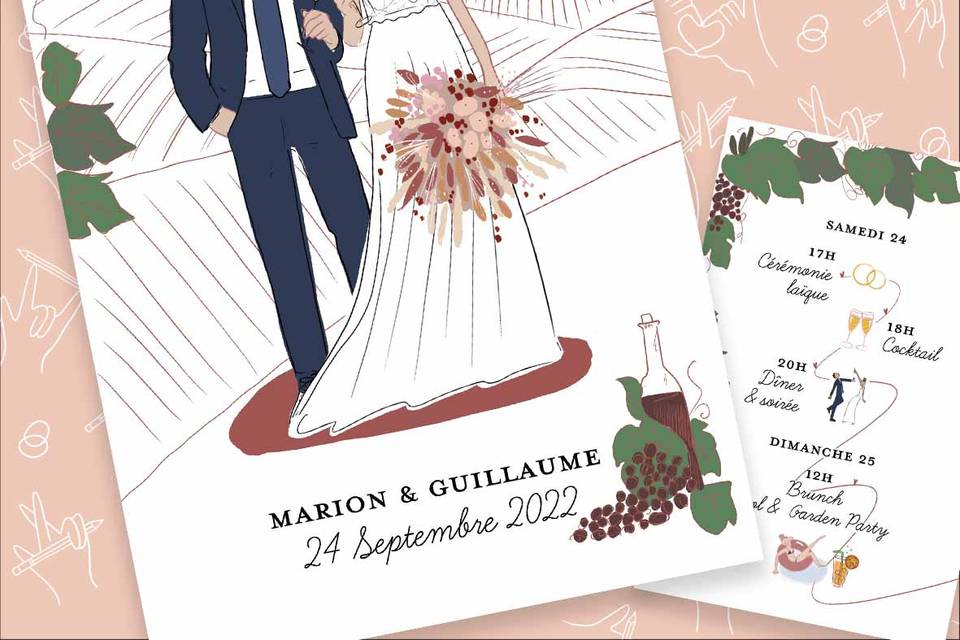 Faire-part de mariage