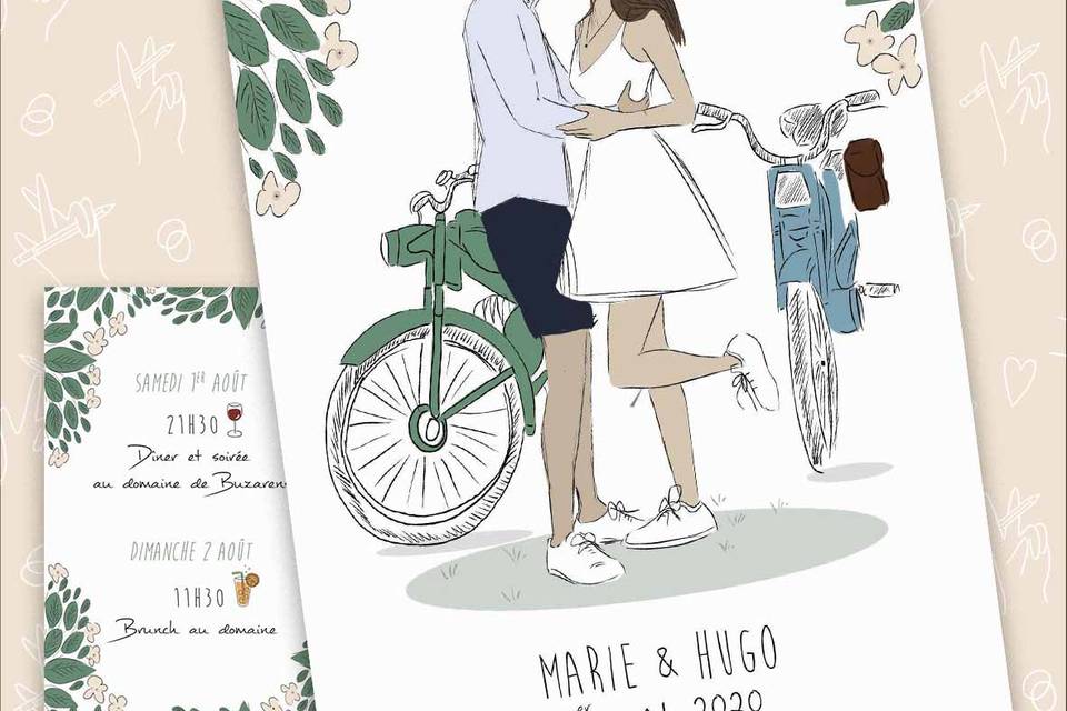 Faire-part de mariage