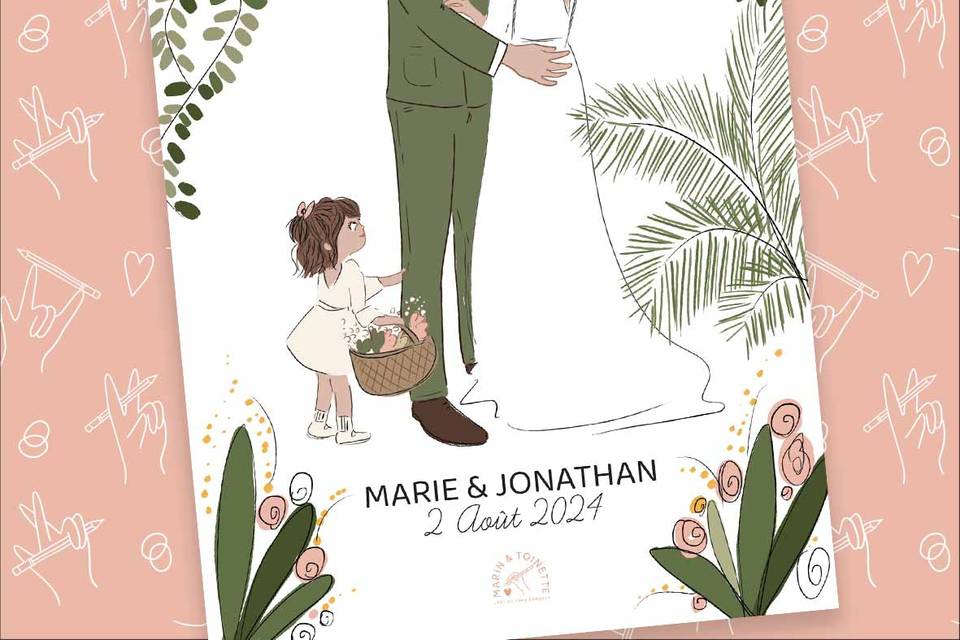 Faire-part de mariage