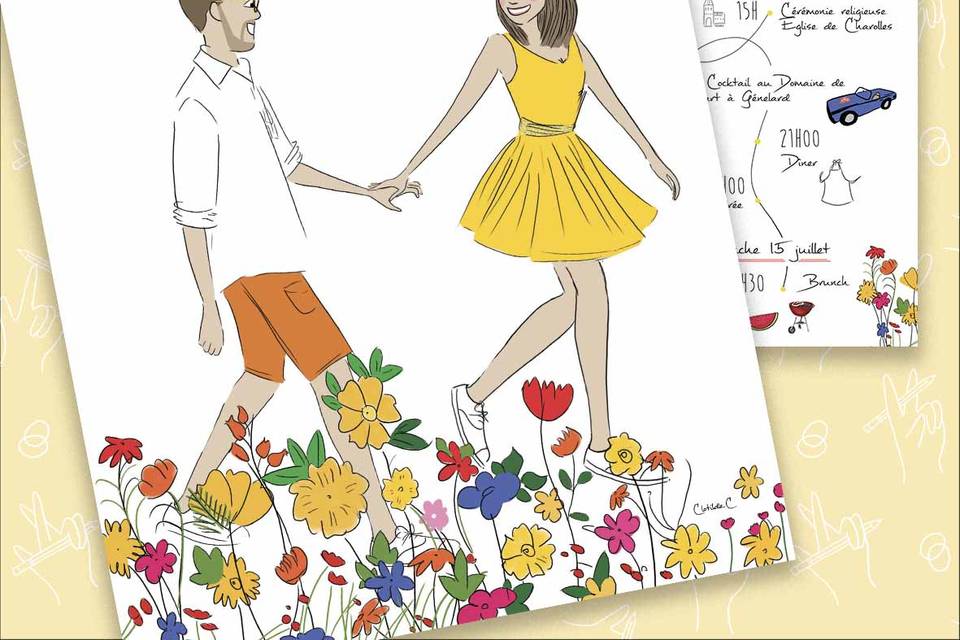 Faire-part de mariage