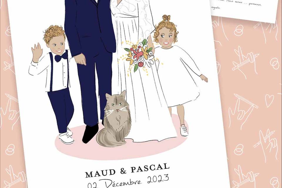 Faire-part de mariage