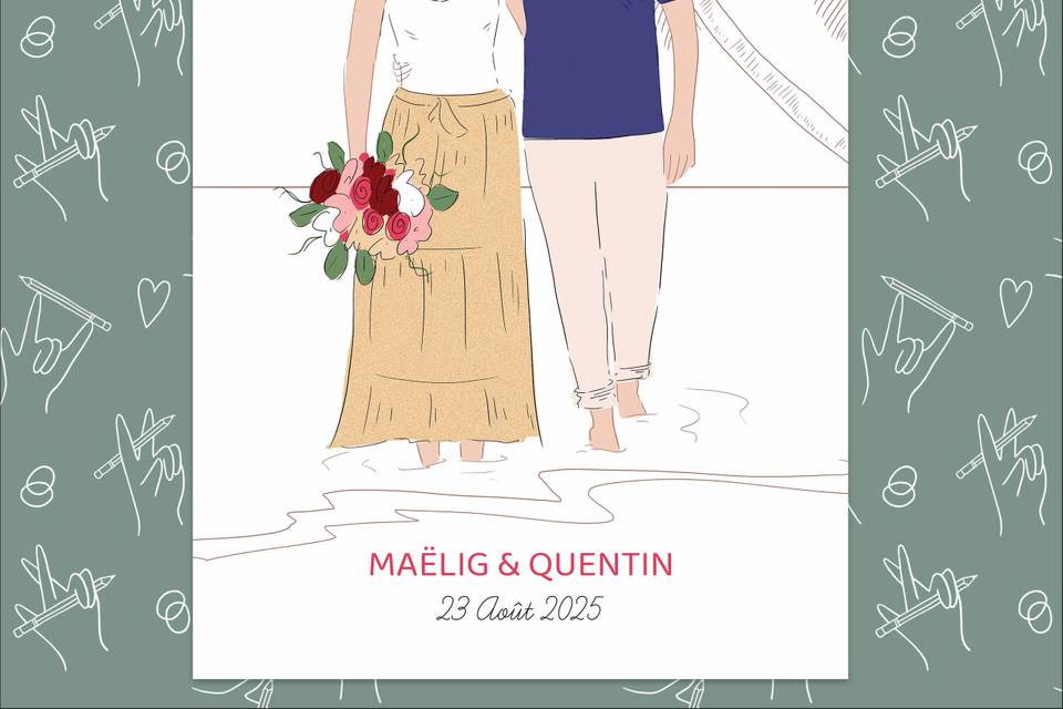 Faire-part de mariage