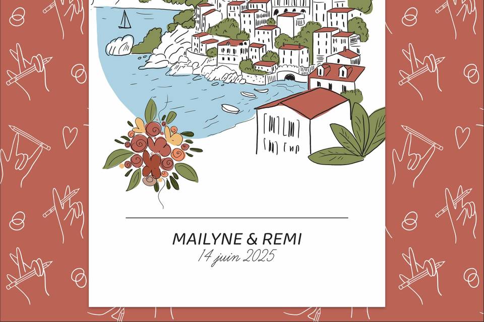 Faire-part de mariage