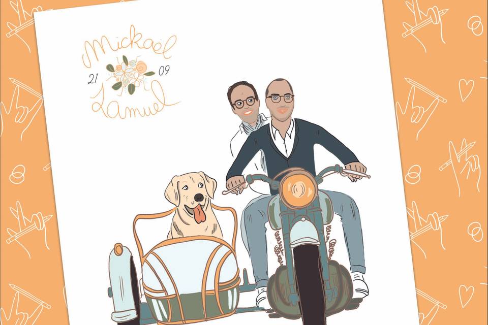 Faire-part de mariage