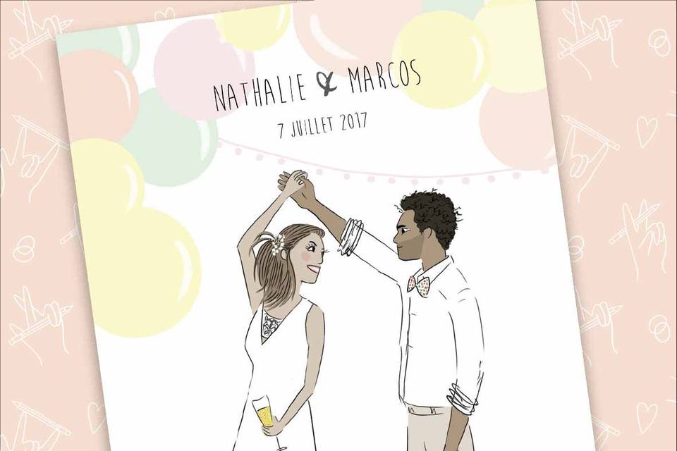 Faire-part de mariage