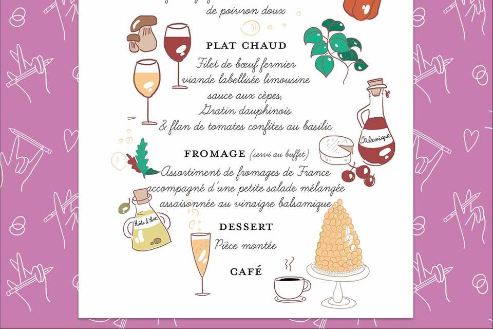 Faire-part de mariage