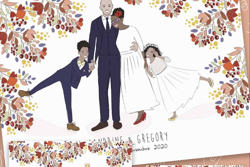 Faire-part de mariage