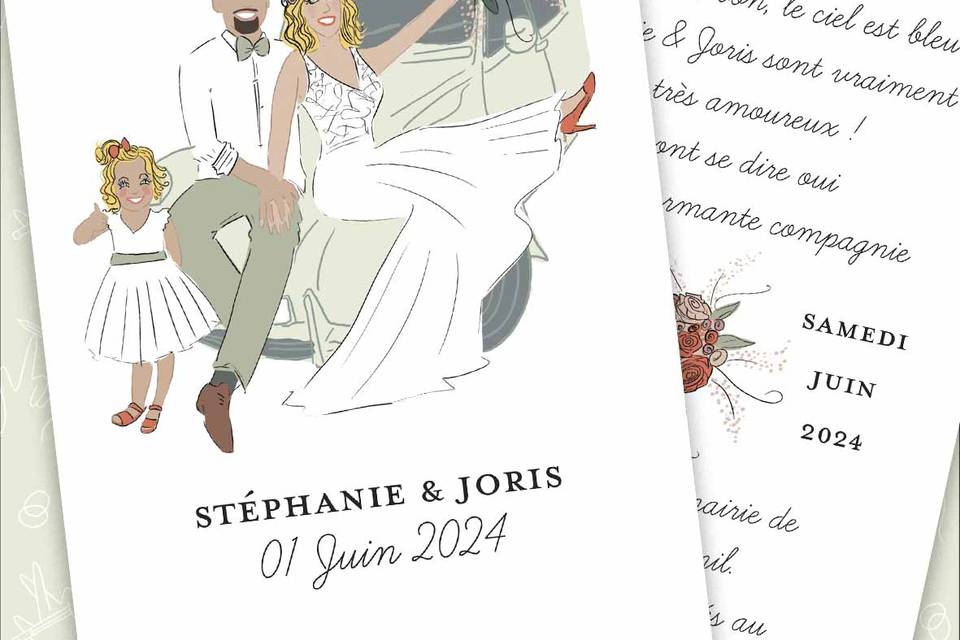 Faire-part de mariage