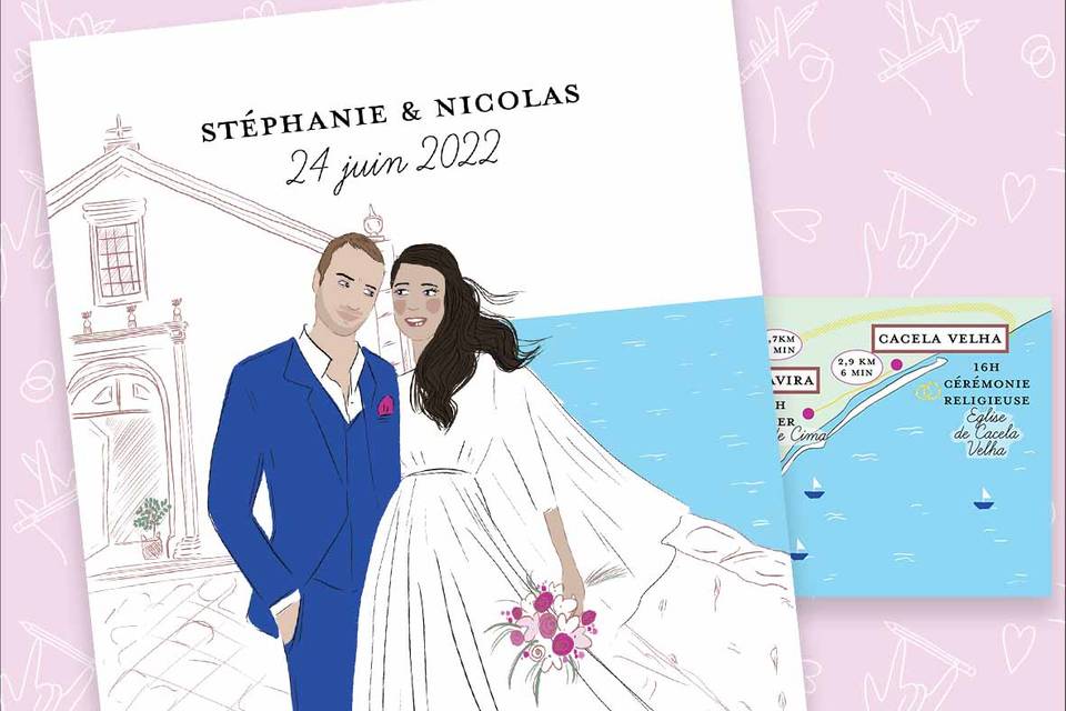 Faire-part de mariage