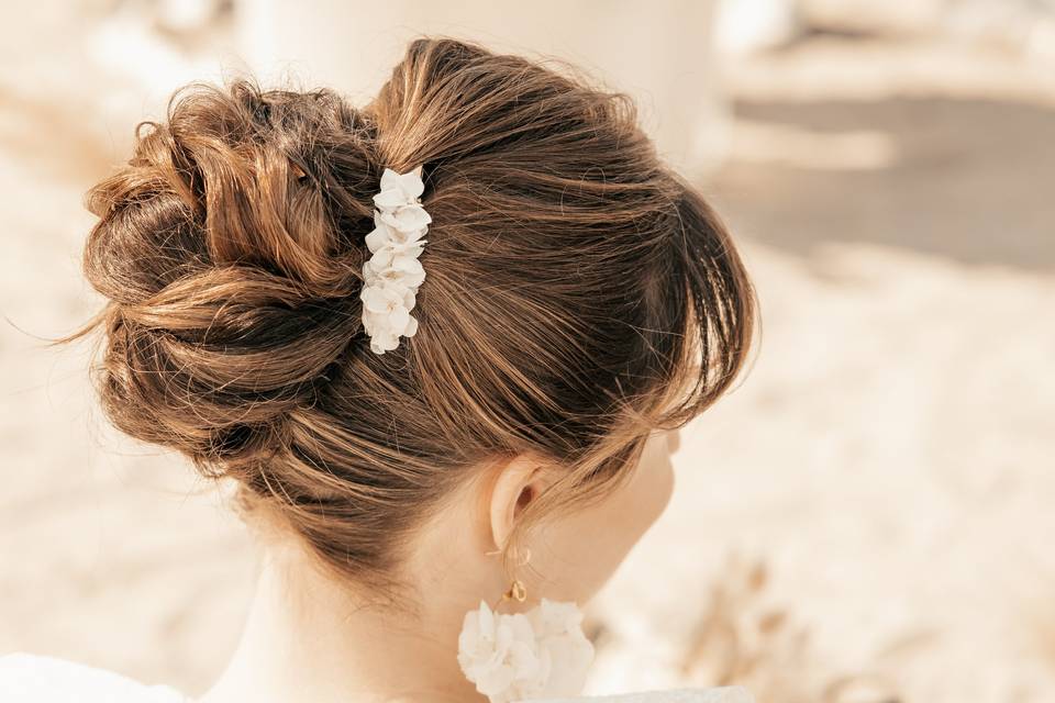 Chignon milieu de tête