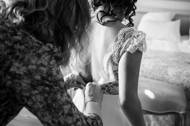 Préparatifs de la mariée